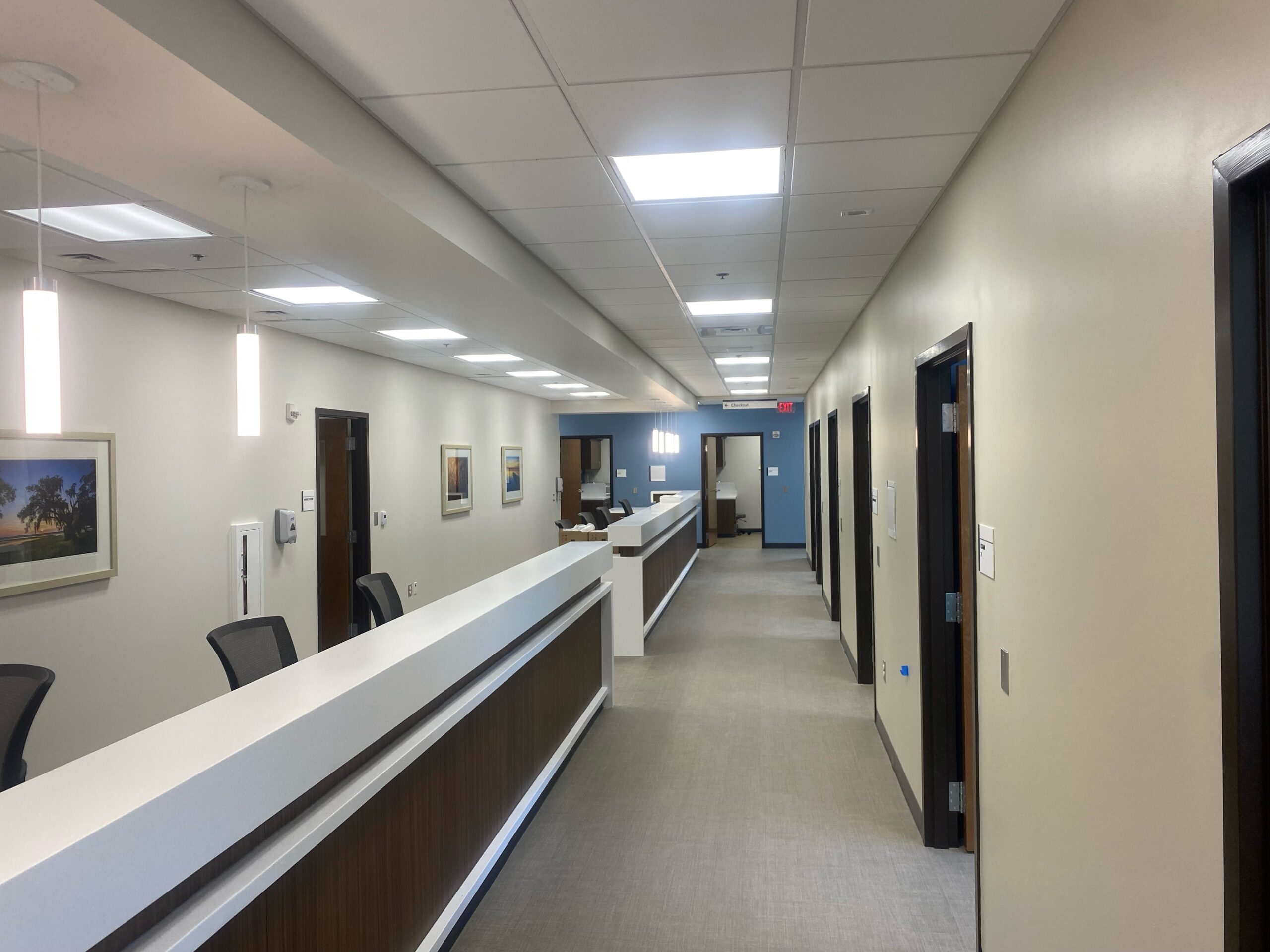 Novant Cancer Center hallway