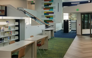 Interior of library