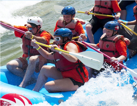 White water rafting